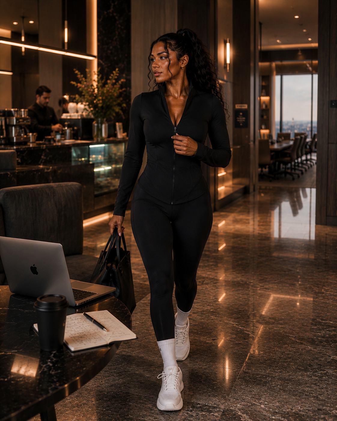 KORE Elevated Layer Jacket — luxury activewear jacket for women